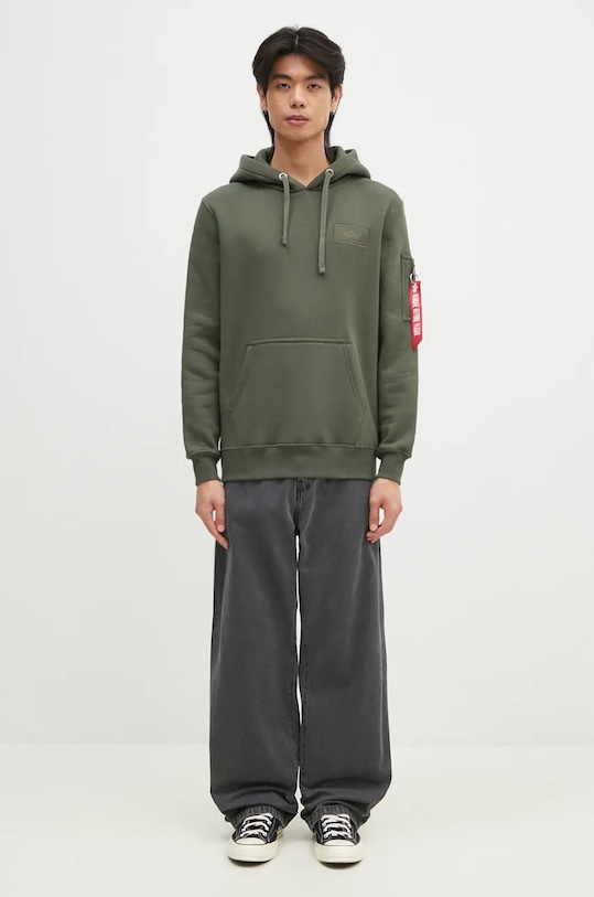 Alpha Industries bluză 178318.03 verde