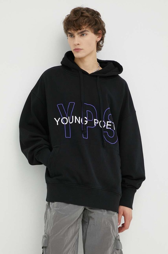 Young Poets Society bluza bawełniana Keno nadruk czarny 107918