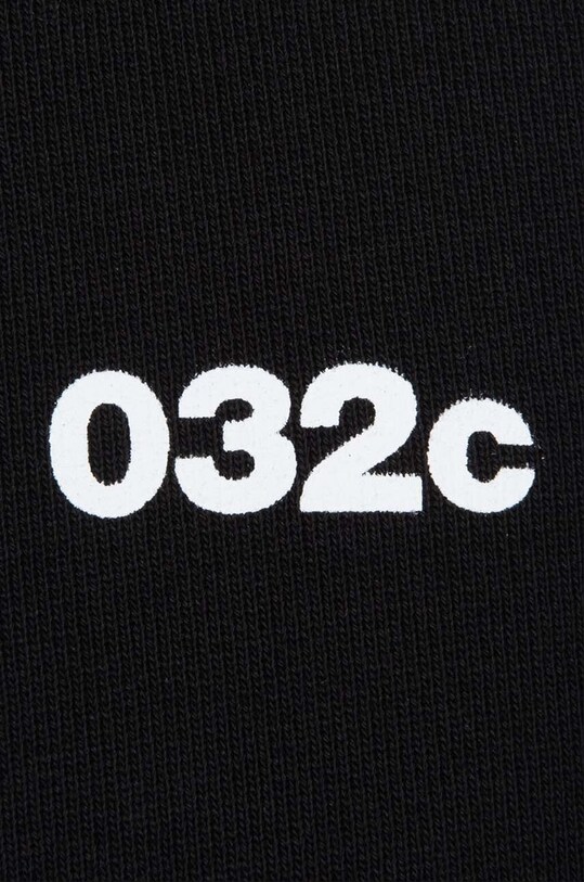 Bavlnená mikina 032C Content Maxi Hoodie SS23.C.2040 čierna