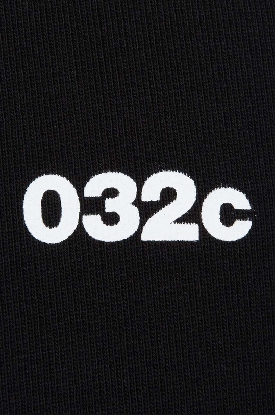 Bavlněná mikina 032C Content Maxi Hoodie SS23.C.2040 černá