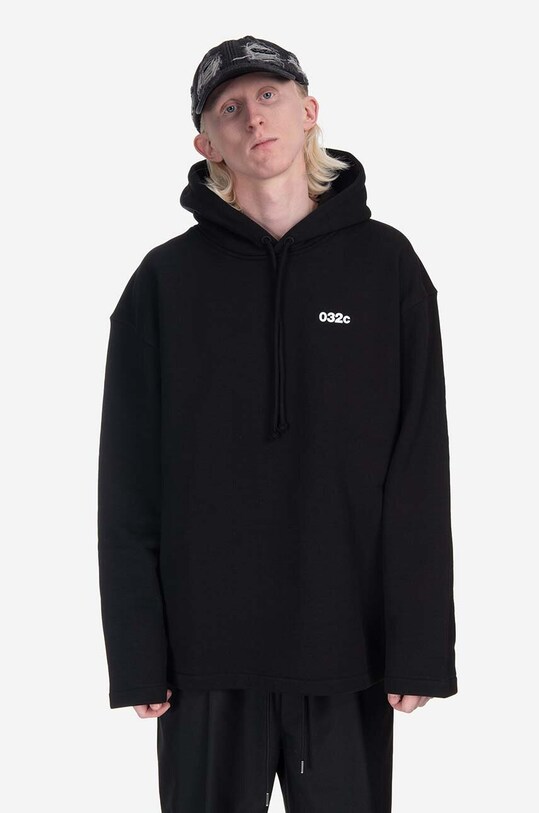Bavlnená mikina 032C Content Maxi Hoodie SS23.C.2040
