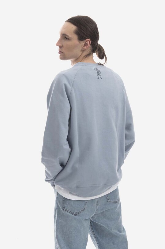 Oblečenie Bavlnená mikina Billionaire Boys Club Serif Logo Crewneck B22422 B22422 modrá