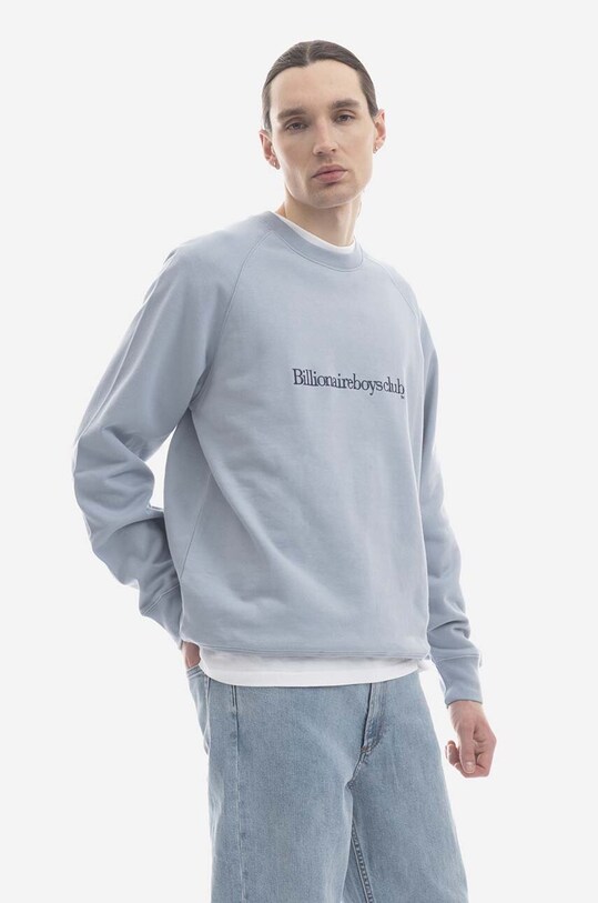 Bavlnená mikina Billionaire Boys Club Serif Logo Crewneck B22422 B22422