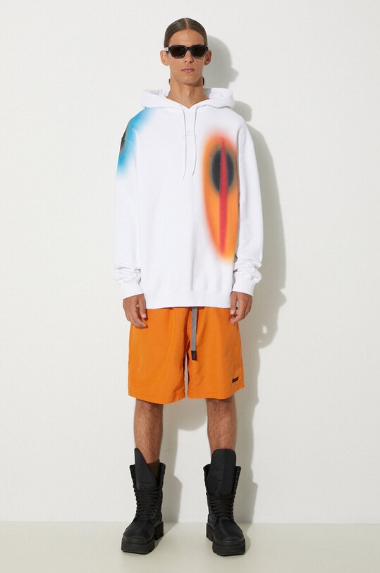 A-COLD-WALL* cotton sweatshirt Hypergraphic ACWMW089 white SS23