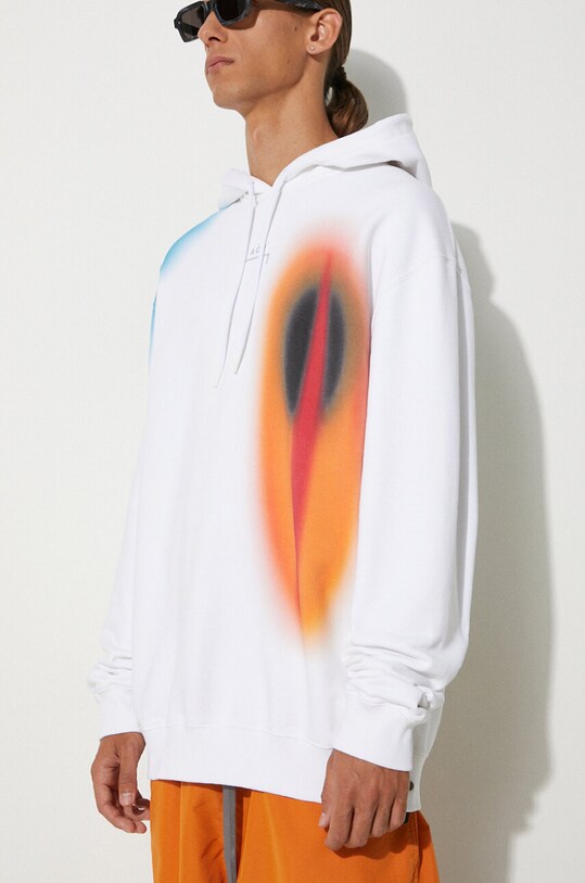 A-COLD-WALL* cotton sweatshirt Hypergraphic ACWMW089 white