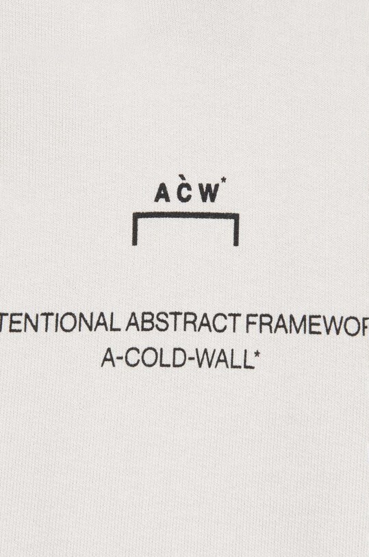Хлопковая кофта A-COLD-WALL* Brutalist Hoodie серый ACWMW094