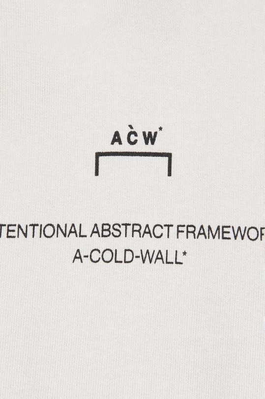 Bavlněná mikina A-COLD-WALL* Brutalist Hoodie šedá ACWMW094