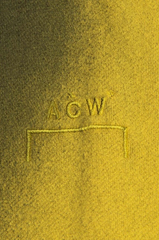 A-COLD-WALL* bluza bawełniana Gradient Hoodie żółty ACWMW100