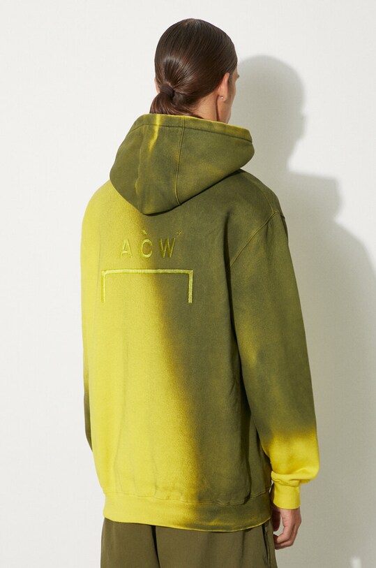 A-COLD-WALL* felpa in cotone Gradient Hoodie giallo ACWMW100