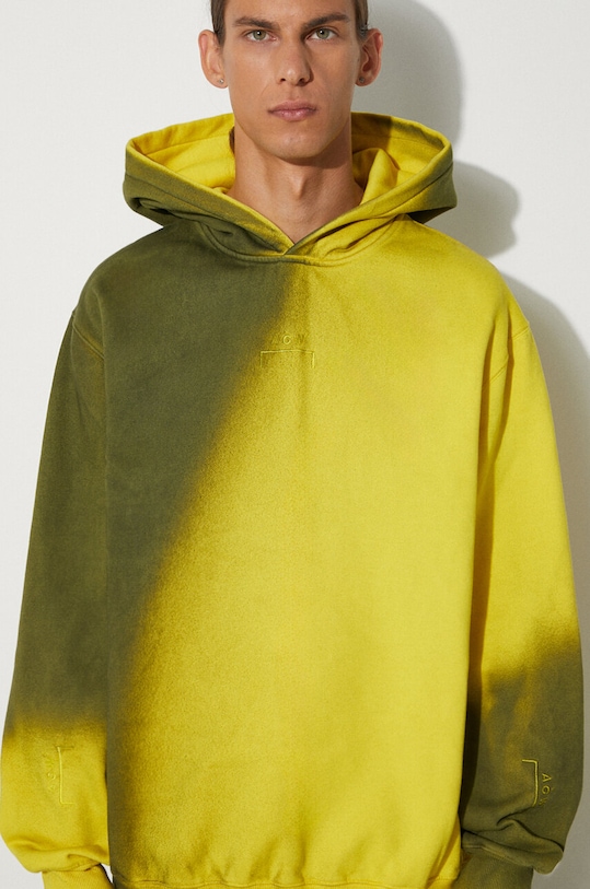 A-COLD-WALL* cotton sweatshirt Gradient Hoodie ACWMW100 yellow