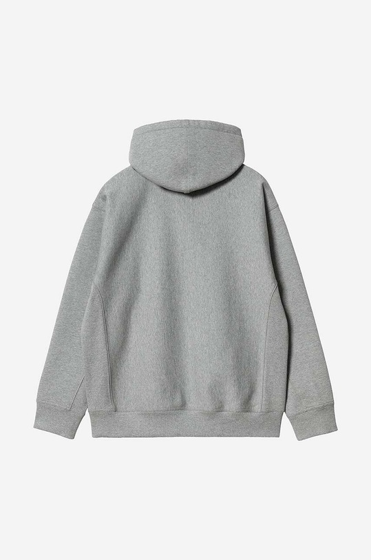 Carhartt WIP felpa Hooded American Script Sweat grigio I028279
