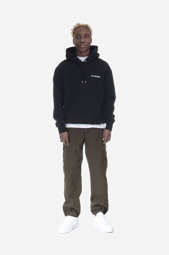 Han Kjøbenhavn cotton sweatshirt Logo Print Regular Hoodie M.132863 black SS23