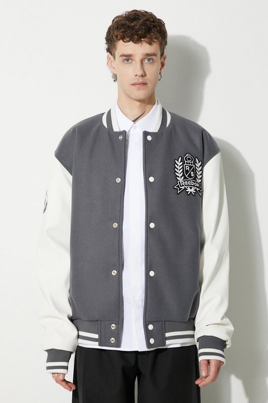 Reebok Classic wool blend bomber jacket Res V Jacket other gray HS7142