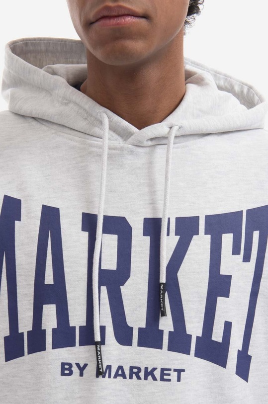 Market cotton sweatshirt Persistent Logo Hoodie 397000470.0016 gray