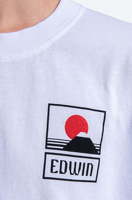 Edwin cotton sweatshirt Sunset On Mt Fuji white I025875.0267