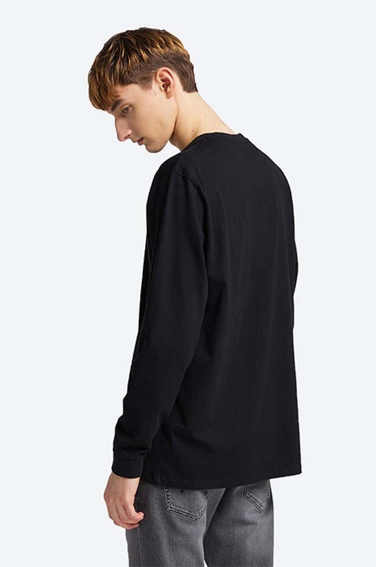 Edwin felpa in cotone Logo Chest I028563.8967 nero SS23