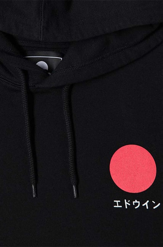 Edwin cotton sweatshirt Japanese Sun I029285.8967 black