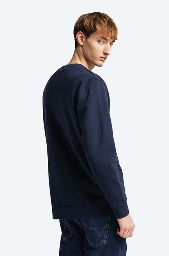 Edwin cotton sweatshirt Base Crew I025854.NYB67 navy SS23
