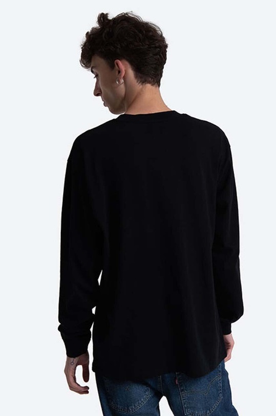 Clothing Edwin cotton sweatshirt Sunset On Mt Fuji I025875.8967 black