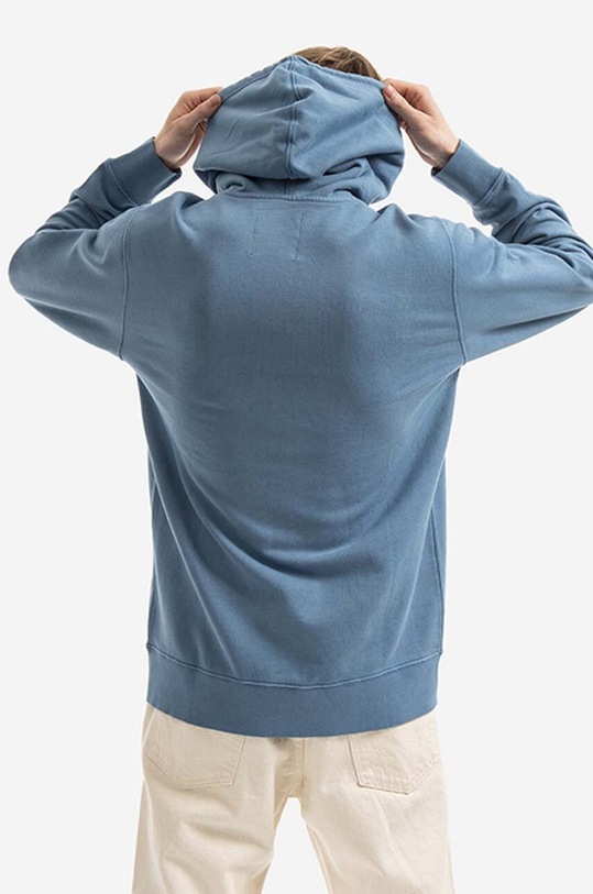 Clothing Edwin cotton sweatshirt Natural I030363.7WNG turquoise