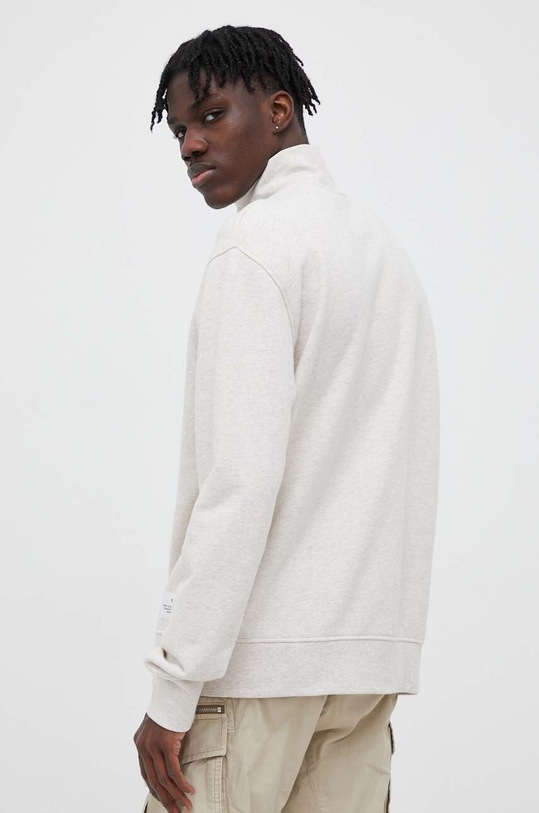 Ρούχα Βαμβακερή μπλούζα Samsoe Samsoe M23200029 μπεζ