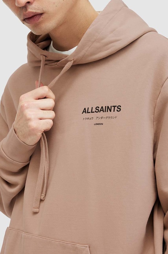AllSaints bluza bawełniana MG132Y beżowy SS24