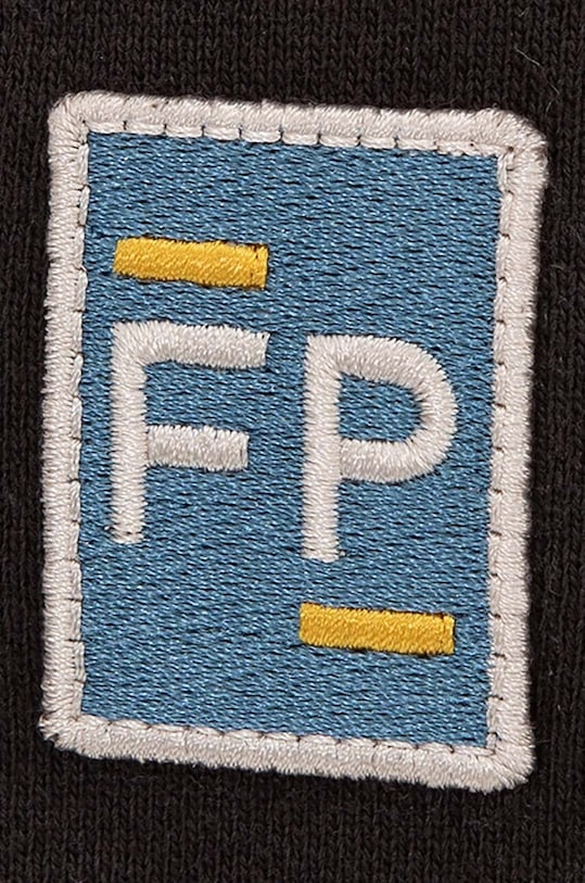 Filling Pieces bluza bawełniana Crewneck Lux czarny 80513731268