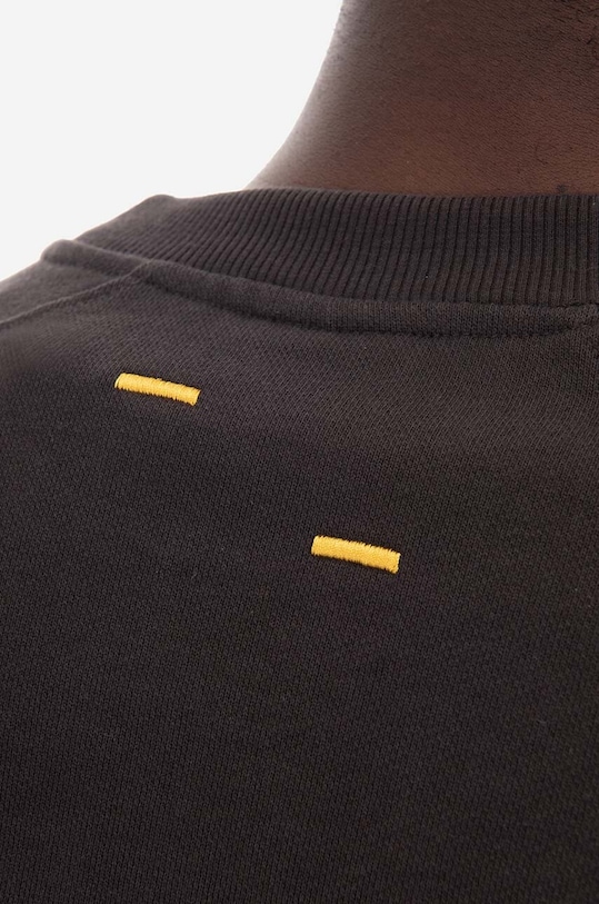 Filling Pieces bluza bawełniana Crewneck Lux 80513731268 czarny