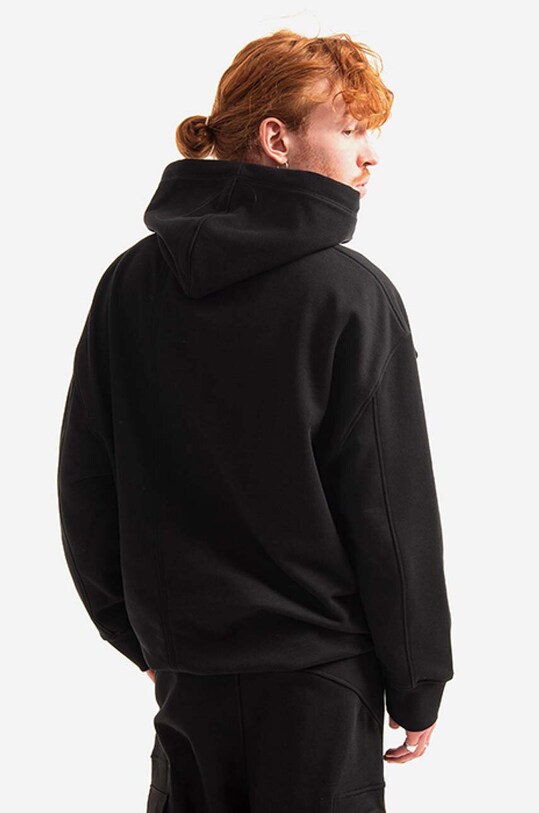 Odzież Neil Barett bluza bawełniana Easy Hooded Sweatshirt BJS059.S500C.1343 czarny