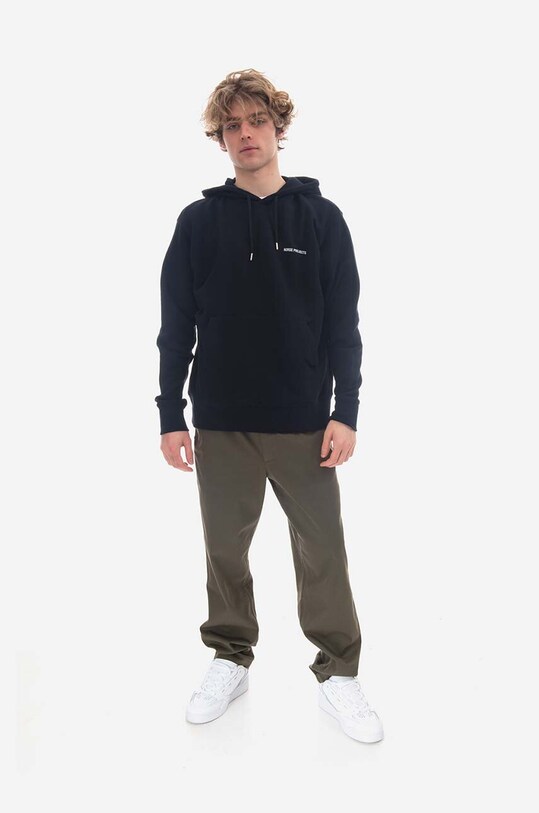 Norse Projects cotton sweatshirt Arne N20.1303.7004 navy SS23