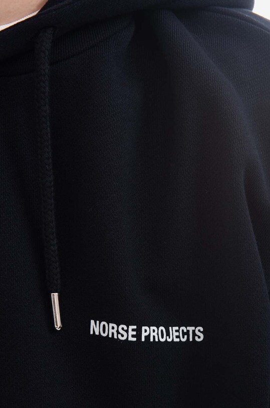 Norse Projects cotton sweatshirt Arne navy N20.1303.7004