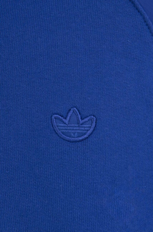 Pamučna dukserica adidas Originals Premium Essentials Crinkle Nylon Hoodie plava HR5456