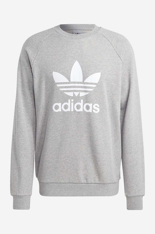 adidas Originals hanorac de bumbac gri IA4857