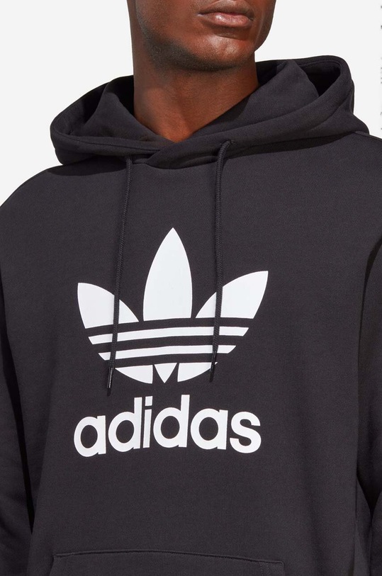 Pamučna dukserica adidas Originals Adicolor Classics Trefoil Hoodie IA4883 crna