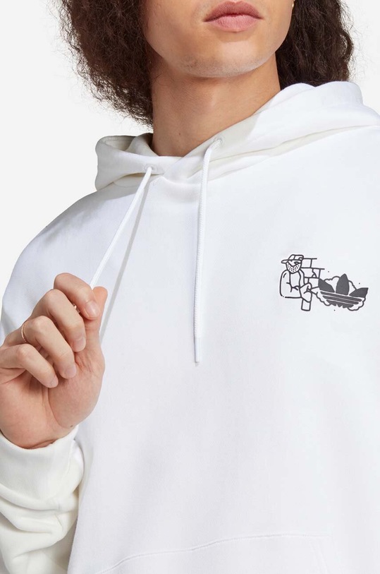 adidas Originals cotton sweatshirt IC5740 white
