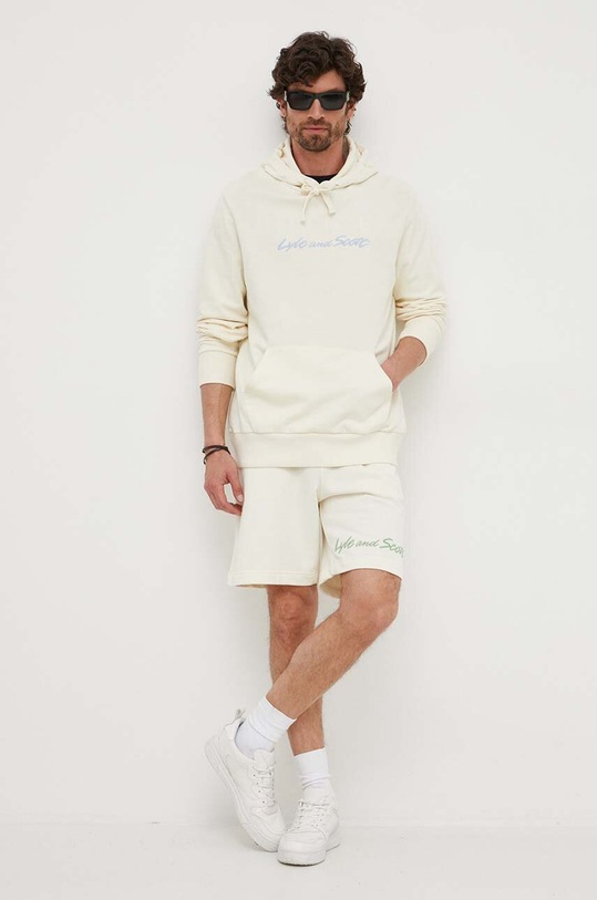 Lyle & Scott bluza bawełniana ML1631V.W120 żółty SS23