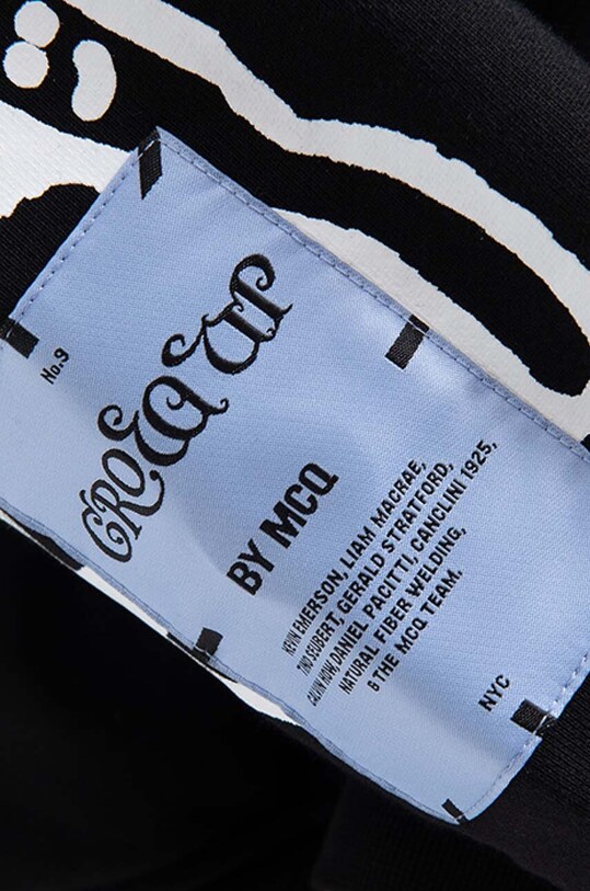 Bavlnená mikina MCQ Manifesto čierna 624727RST751000