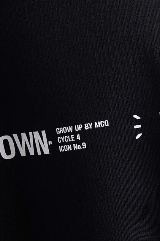 MCQ felpa in cotone Manifesto 624727RST751000 nero