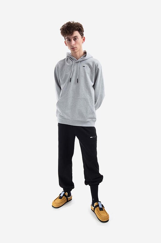 MCQ bluza bawełniana Hoodie 624727RST941230 szary SS23