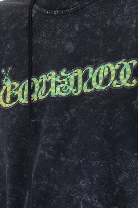 MCQ cotton sweatshirt Happy black 682251RST671130