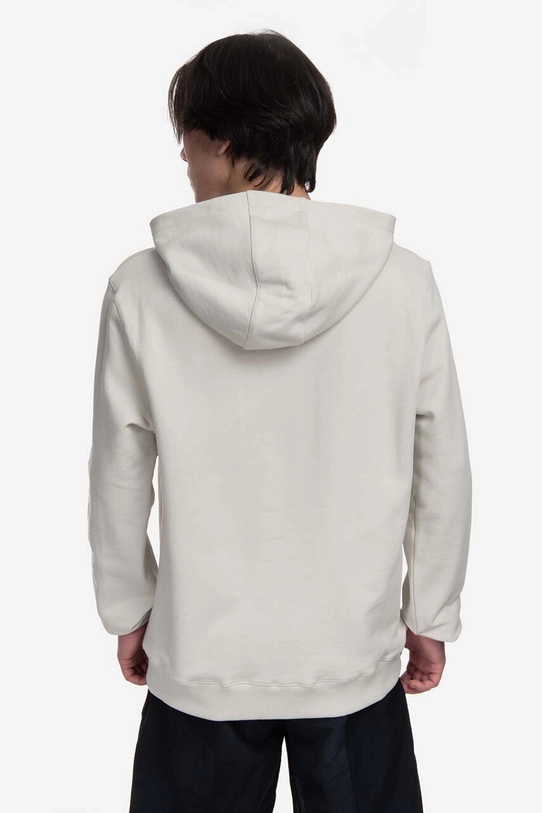 Ρούχα Βαμβακερή μπλούζα A-COLD-WALL* Foil Grid Hoodie ACWMW101 μπεζ