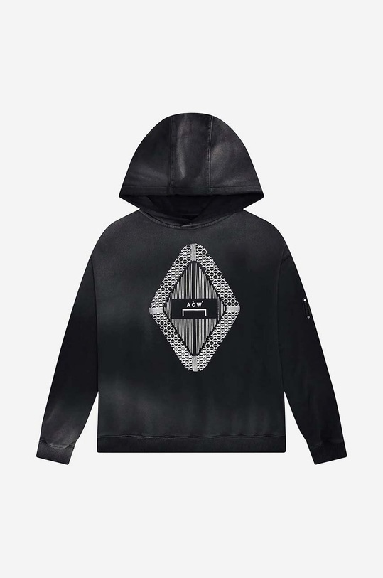 A-COLD-WALL* hanorac de bumbac Gradient Hoodie cu modele negru ACWMW126