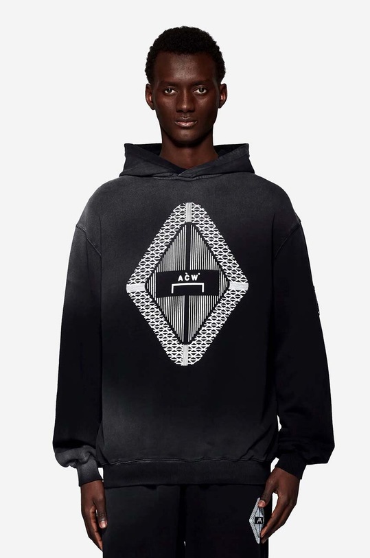 A-COLD-WALL* hanorac de bumbac Gradient Hoodie ACWMW126 negru SS23