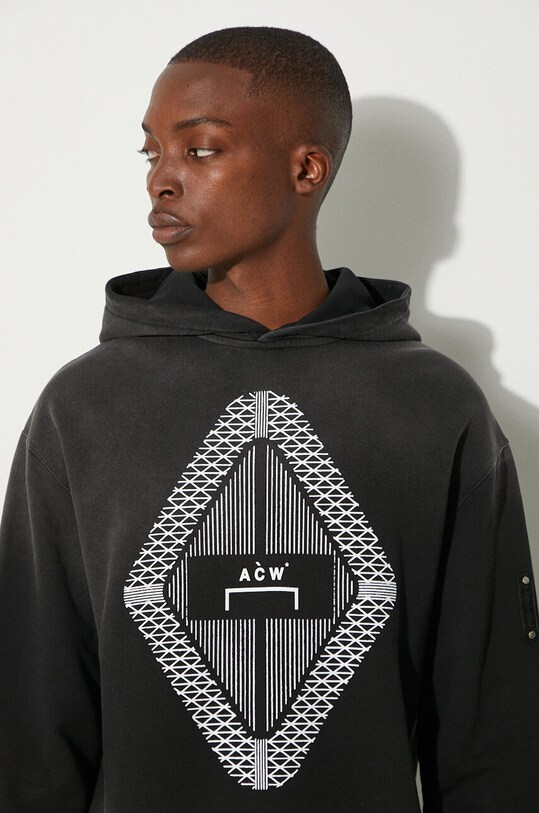A-COLD-WALL* cotton sweatshirt Gradient Hoodie ACWMW126 black