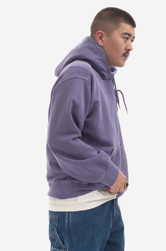 Carhartt WIP cotton sweatshirt Carhartt WIP Hooded Nelson Sweat I029963 ARRENGA cotton violet I029963.ARRENGA