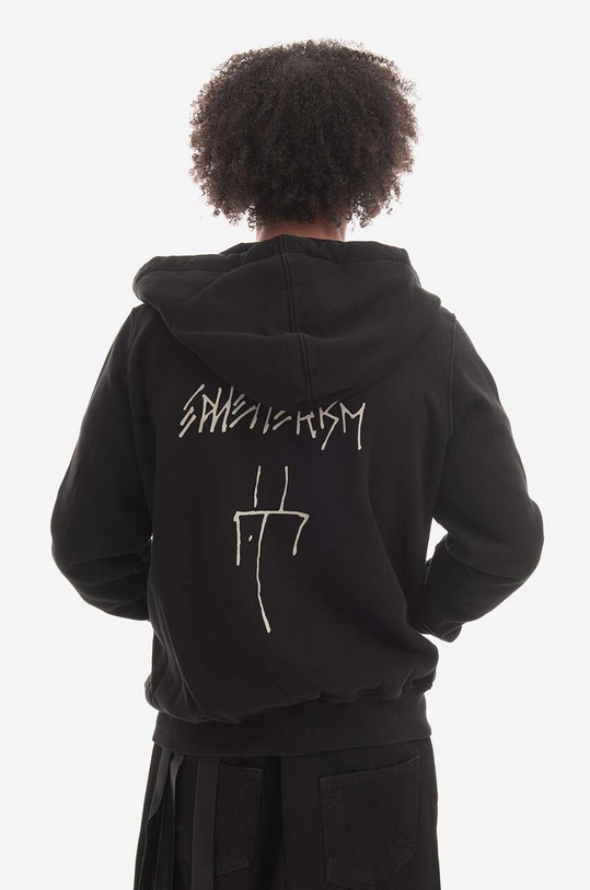 Clothing Rick Owens cotton sweatshirt DU02B4276.FEP1 black