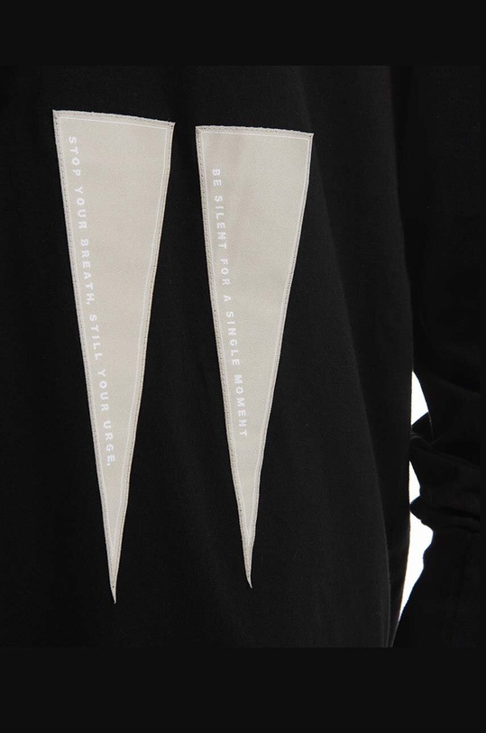 Rick Owens cotton sweatshirt Pullover Hoodie black DU01C6285.RNEH1.