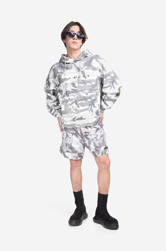 STAMPD cotton sweatshirt SLA.M3105HD gray SS23