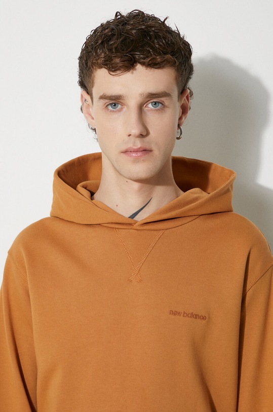 New Balance cotton sweatshirt MT23565TOB orange