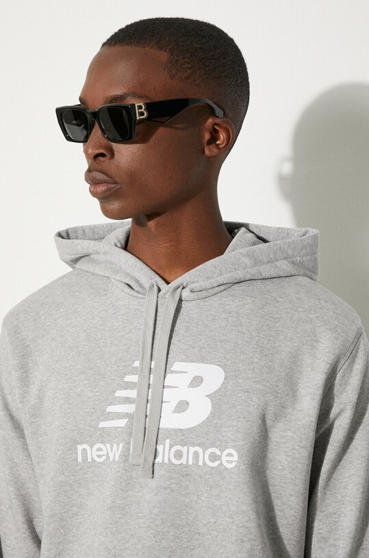 Суичър New Balance MT31537AG сив